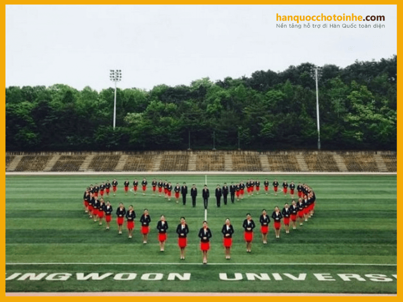 Trường thu hút đông du học sinh Quốc tế đến Chungwoon University
