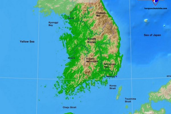 Bản đồ Hàn Quốc: Cập nhật và hướng dẫn sử dụng các loại bản đồ