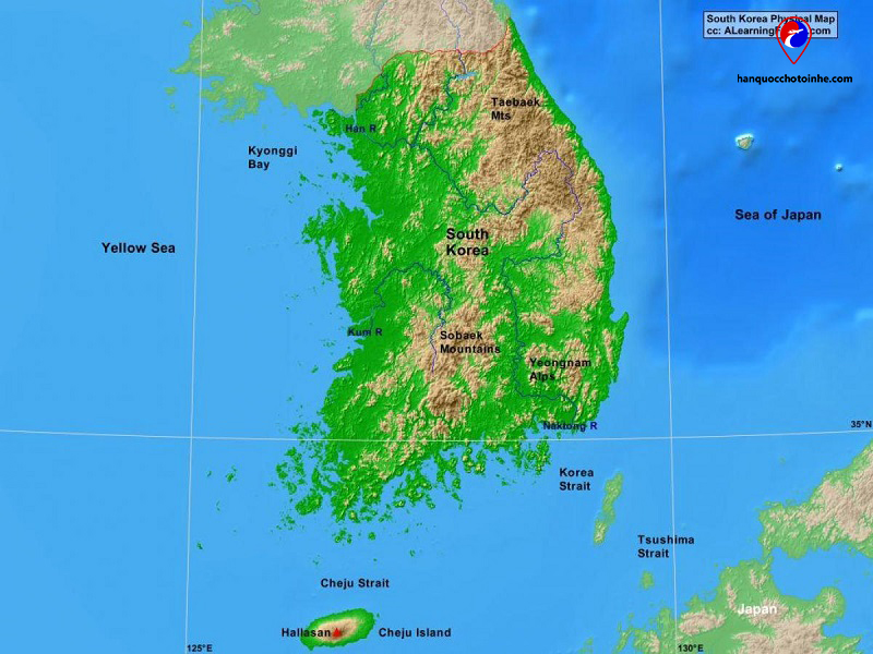 Bản đồ Hàn Quốc: Cập nhật và hướng dẫn sử dụng các loại bản đồ
