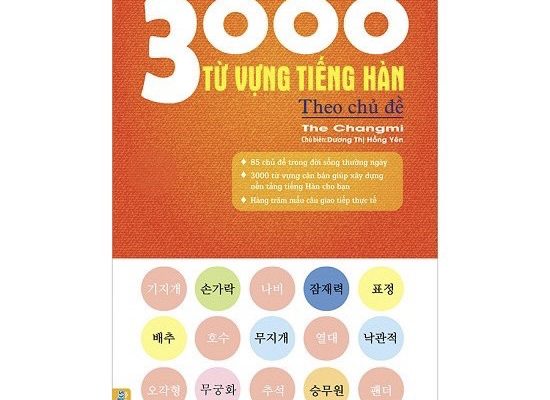 Review cuốn sách 3000 từ vựng tiếng Hàn theo chủ đề của The Changmi