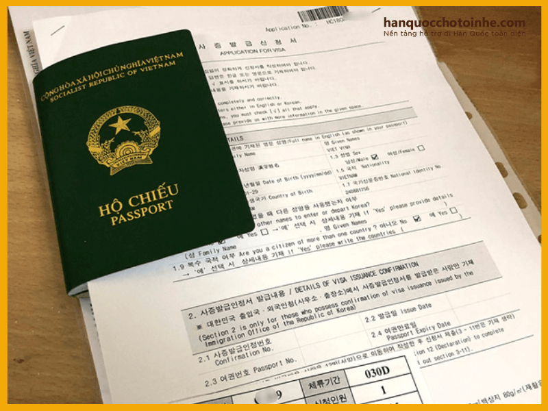 Hồ sơ xin visa thư mời nhập học Hàn Quốc