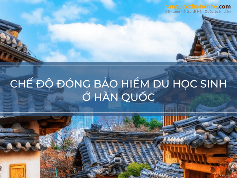 Chế độ đóng bảo hiểm du học sinh ở Hàn Quốc