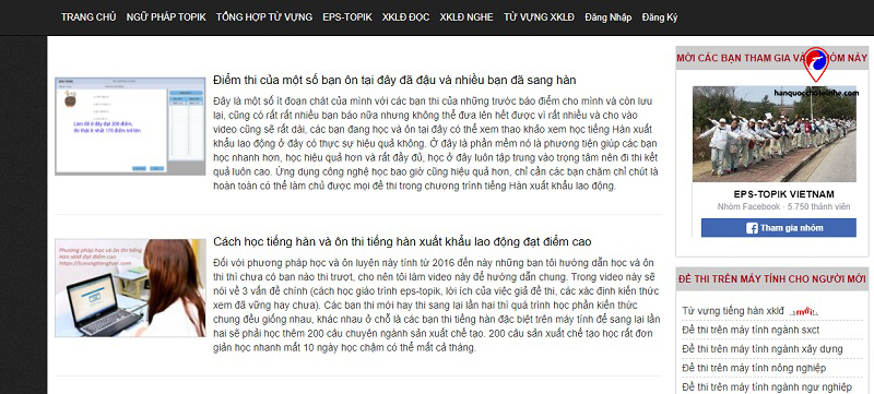 Trang web tuvungtienghan.com