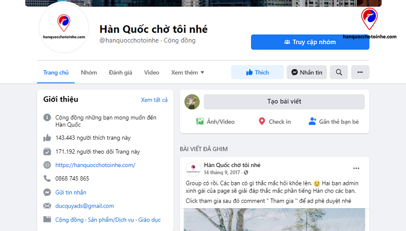 Fanpage Hàn Quốc chờ tôi nhé