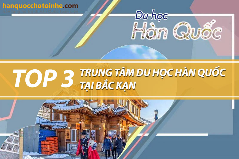 Top 3 trung tâm tư vấn du học Hàn Quốc tại Bắc Kạn uy tín