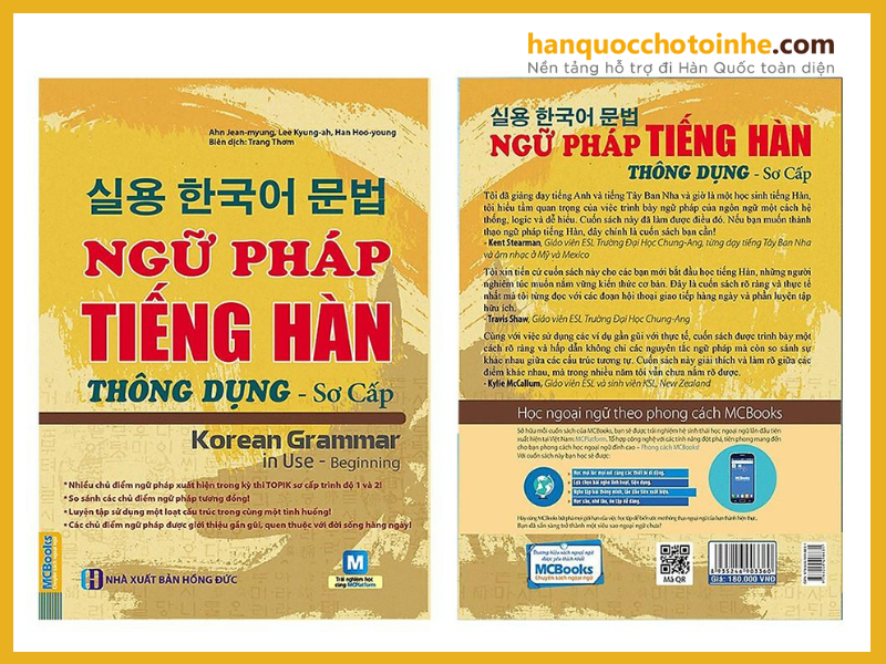 Sách ngữ pháp tiếng Hàn thông dụng