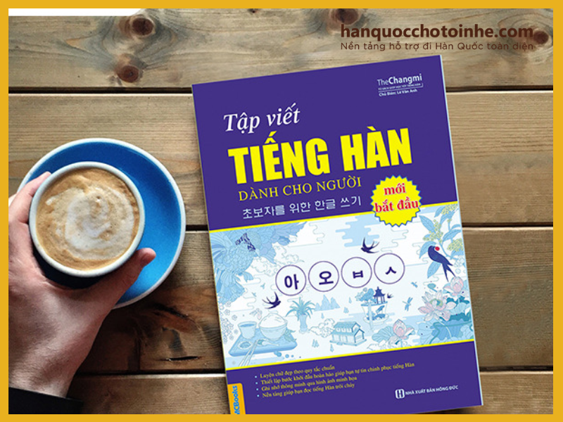 Sách tập viết tiếng Hàn dành cho người mới bắt đầu