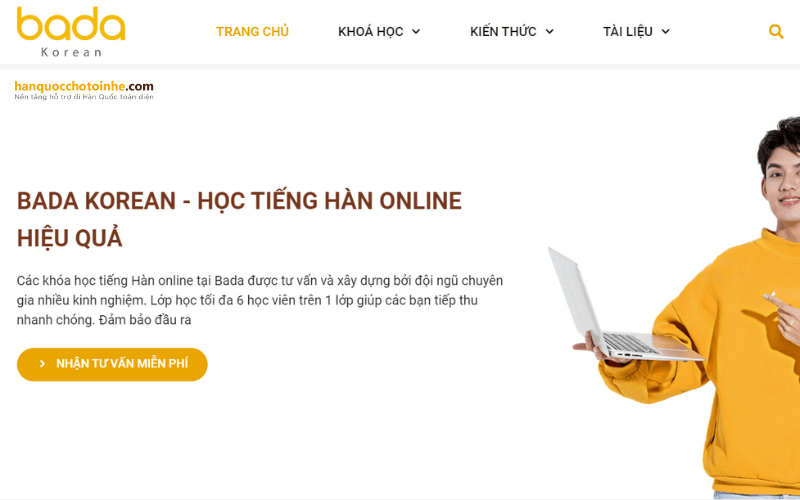 Bada Korea - Học tiếng Hàn Online ngay tại nhà